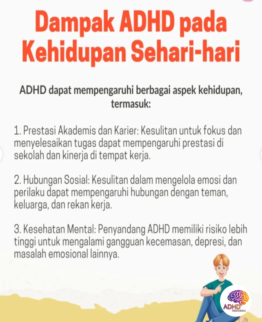 ADHD dan Hubungan Sosial Anak di Lingkungan Sekolah di Kabupaten Tegal