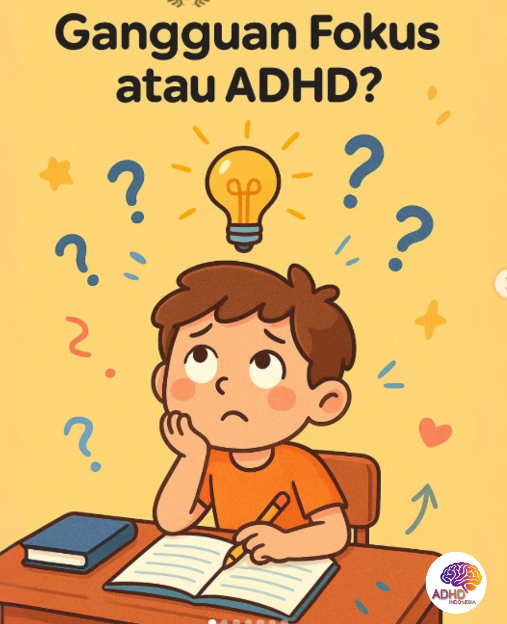 ADHD dan Kesulitan Fokus Anak: Edukasi untuk Keluarga di Kabupaten Tegal