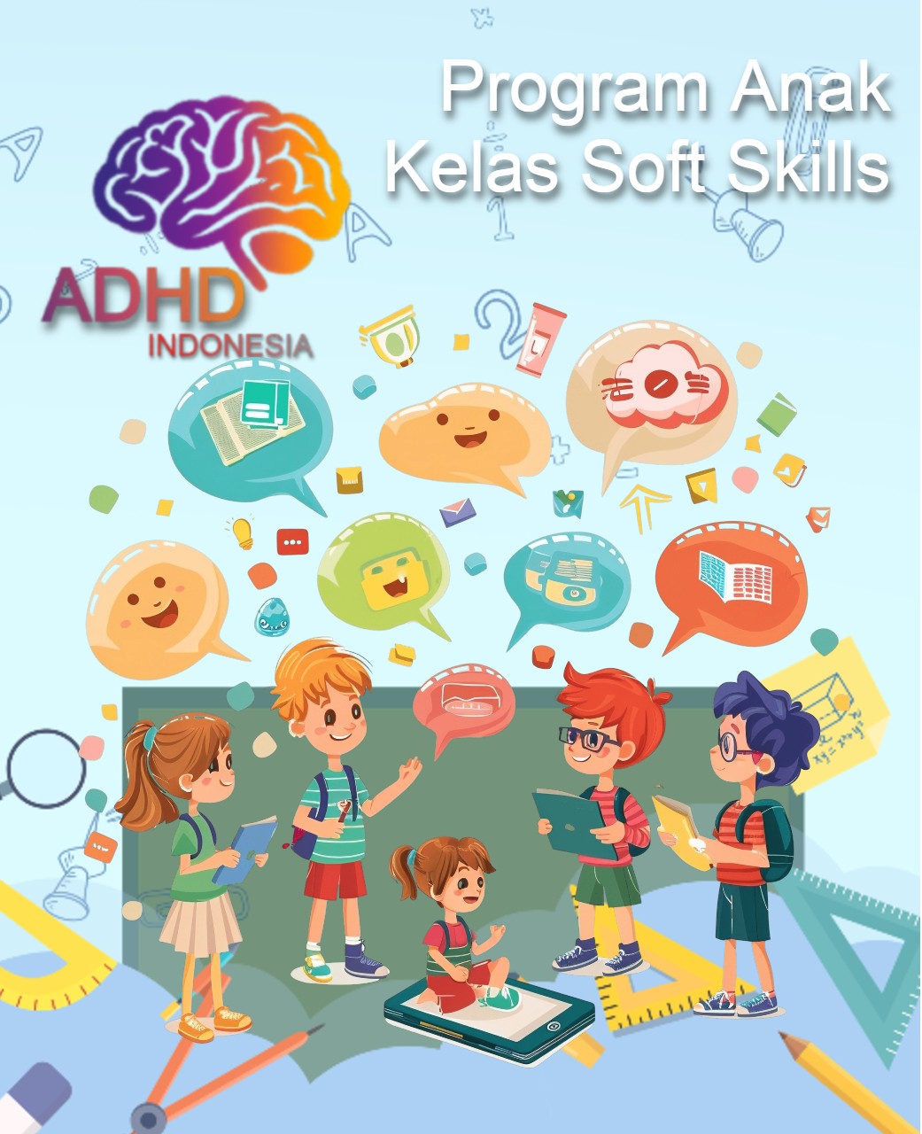 Program ADHD Indonesia Kabupaten Tegal Kelas Soft Skills Anak ADHD